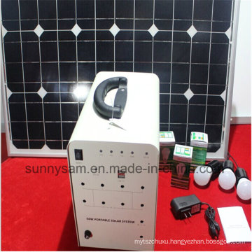 50W Home Solar Power Lighting System for Indoor or Camping